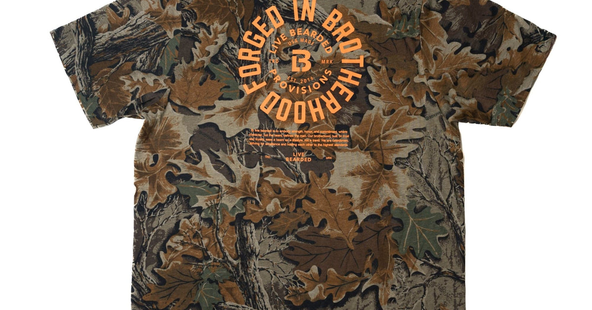 LB Provisions Camo Tee – Live Bearded