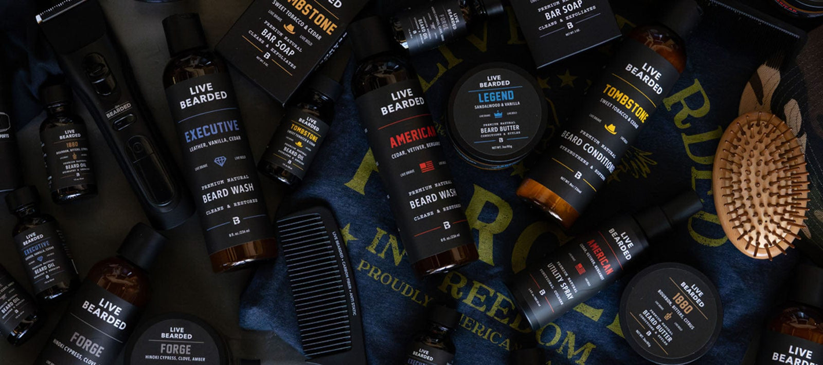 Beard Combs & Brushes Live Bearded