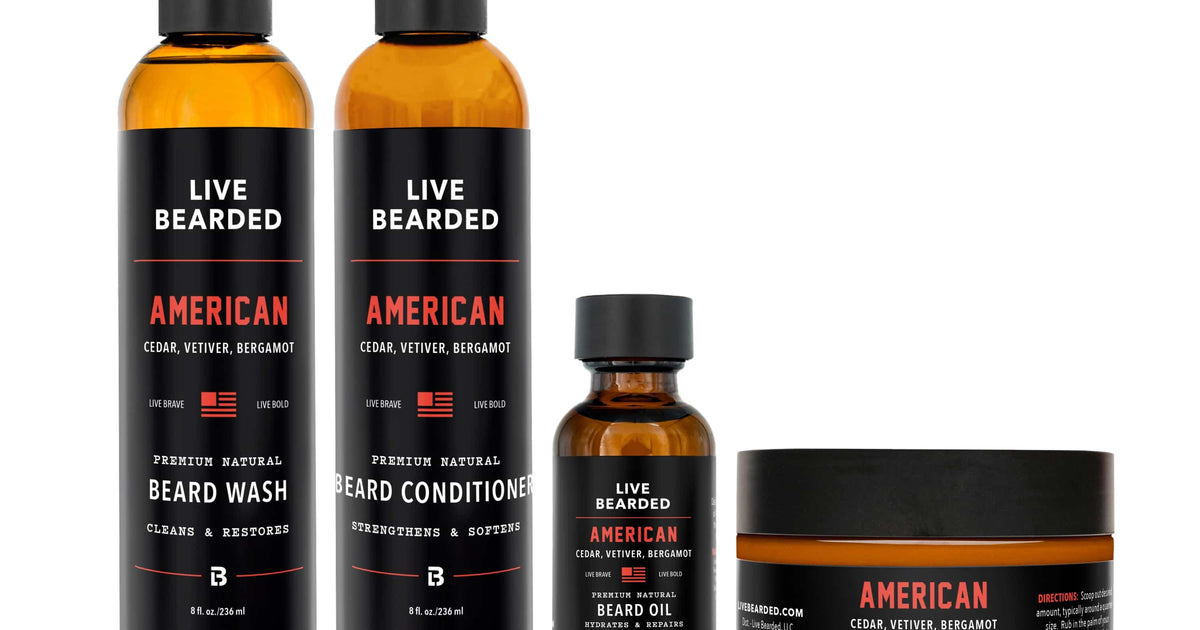 Complete Beard Kit for Men | Beard Grooming Kits & Beard Oil Set – Live ...