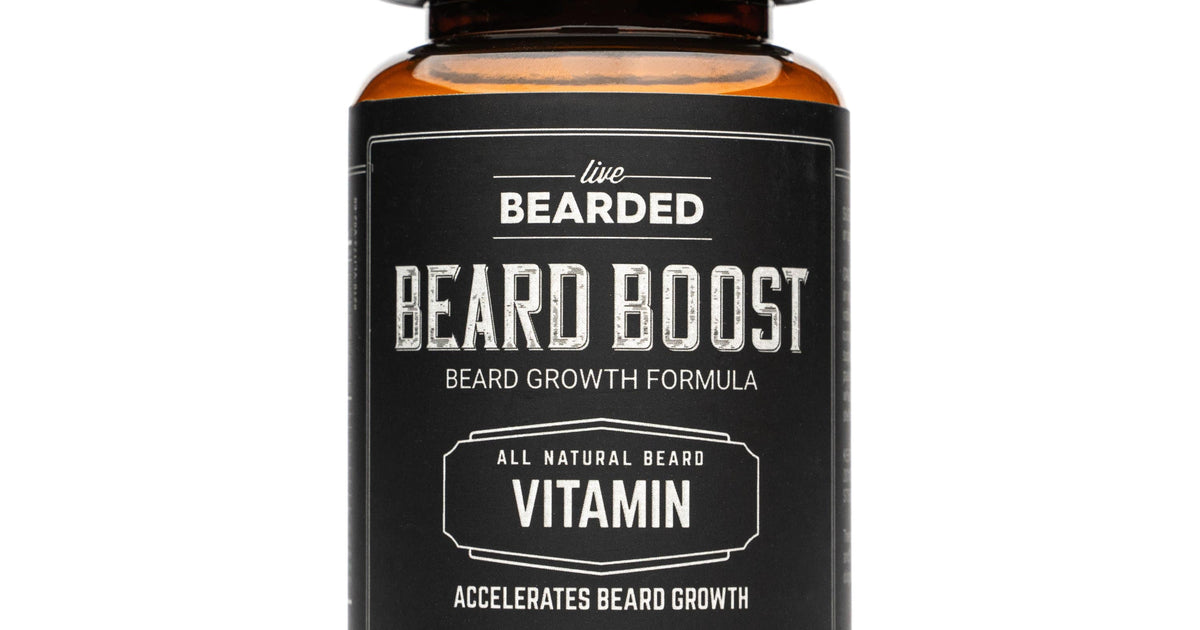 Beard Growth Vitamins Beard Boost Live Bearded