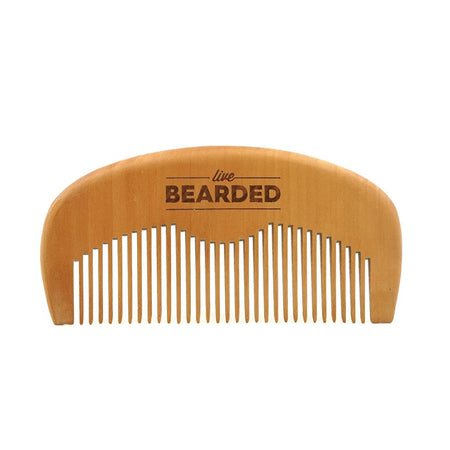 Beard Comb - Natural Wood